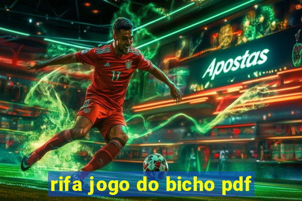 rifa jogo do bicho pdf